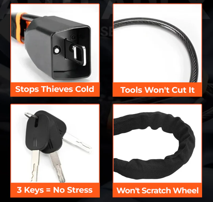 ANTI-APEX™ Driveway Defender — Steering Wheel Anti-Theft Lock