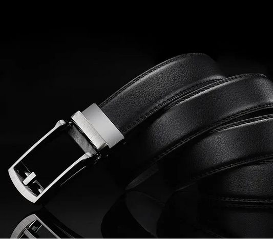 Vittelo Belt — Ratchet Buckle Leather, No Holes
