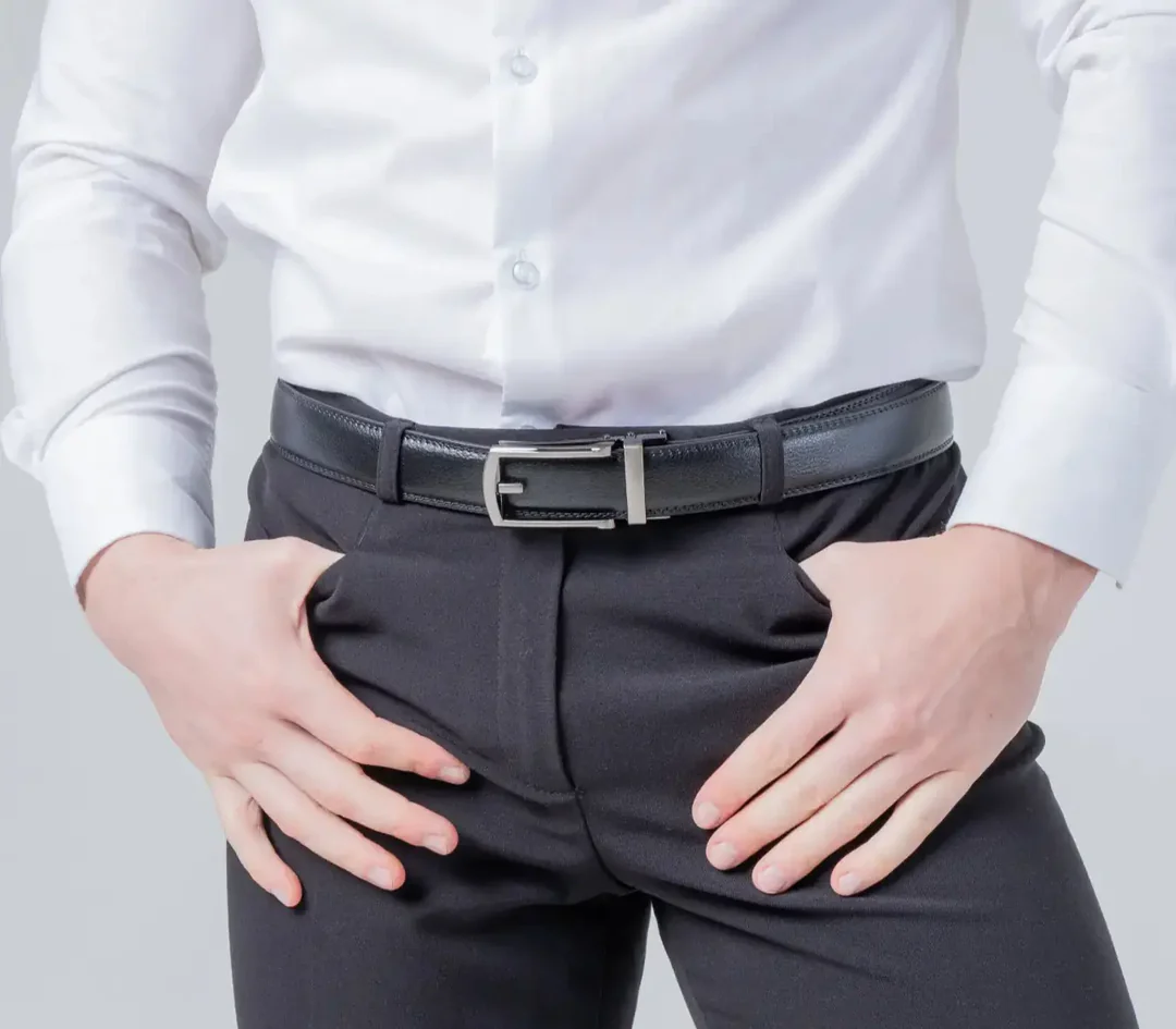 Vittelo Belt — Ratchet Buckle Leather, No Holes