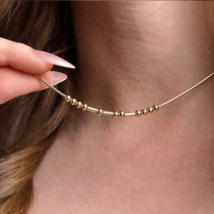 Fabulove™ Morse Code Necklace — Hidden Message Pendant