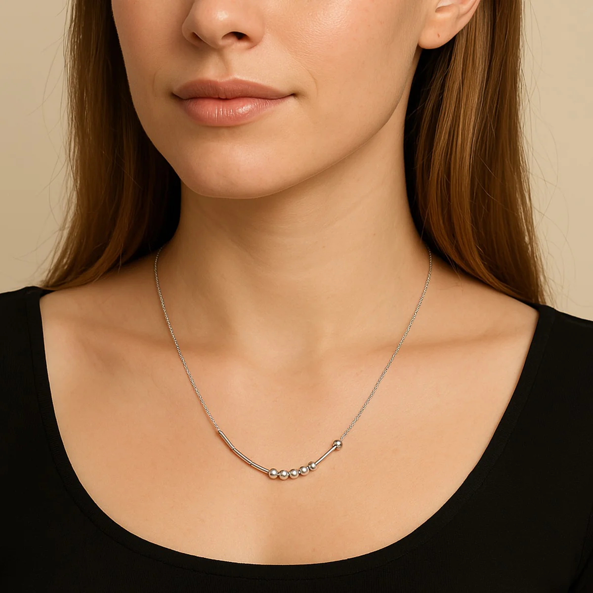 Fabulove™ Morse Code Necklace — Hidden Message Pendant