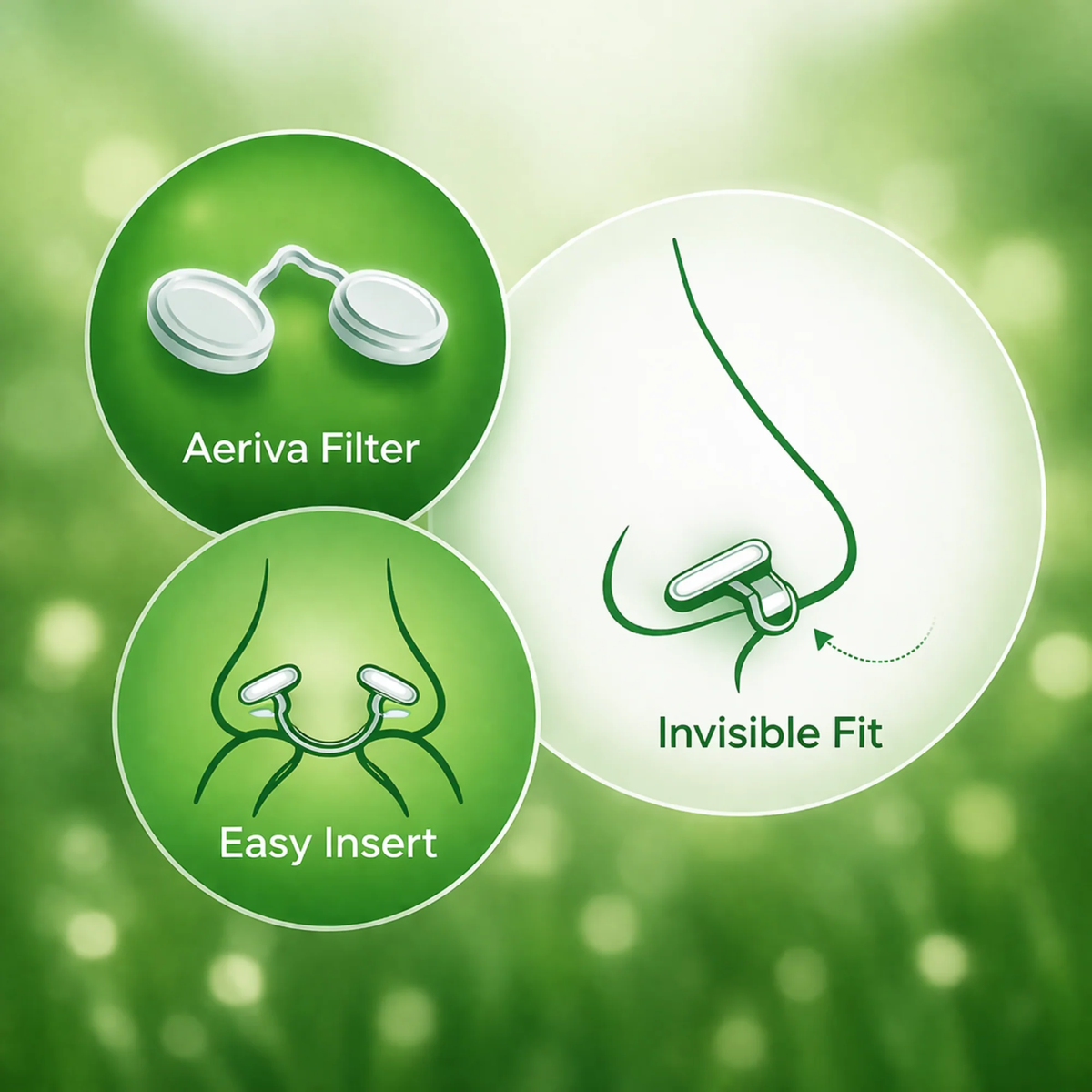 Aeriva™ Invisible Nasal Filter — Cleaner Air, Every Breath